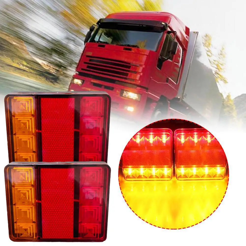 2 шт., 12 В, светодиодный задний фонарь для грузовика, сигнальные огни, задний фонарь, аксессуары для грузовиков для прицепов UTE, кемперов, автобусов G1L0
2 шт., 12 В, светодиодный задний фонарь для грузовика, сигнальные огни, задний фонарь, аксессуары для грузовиков для прицепов UTE, кемперов, автобусов G1L0