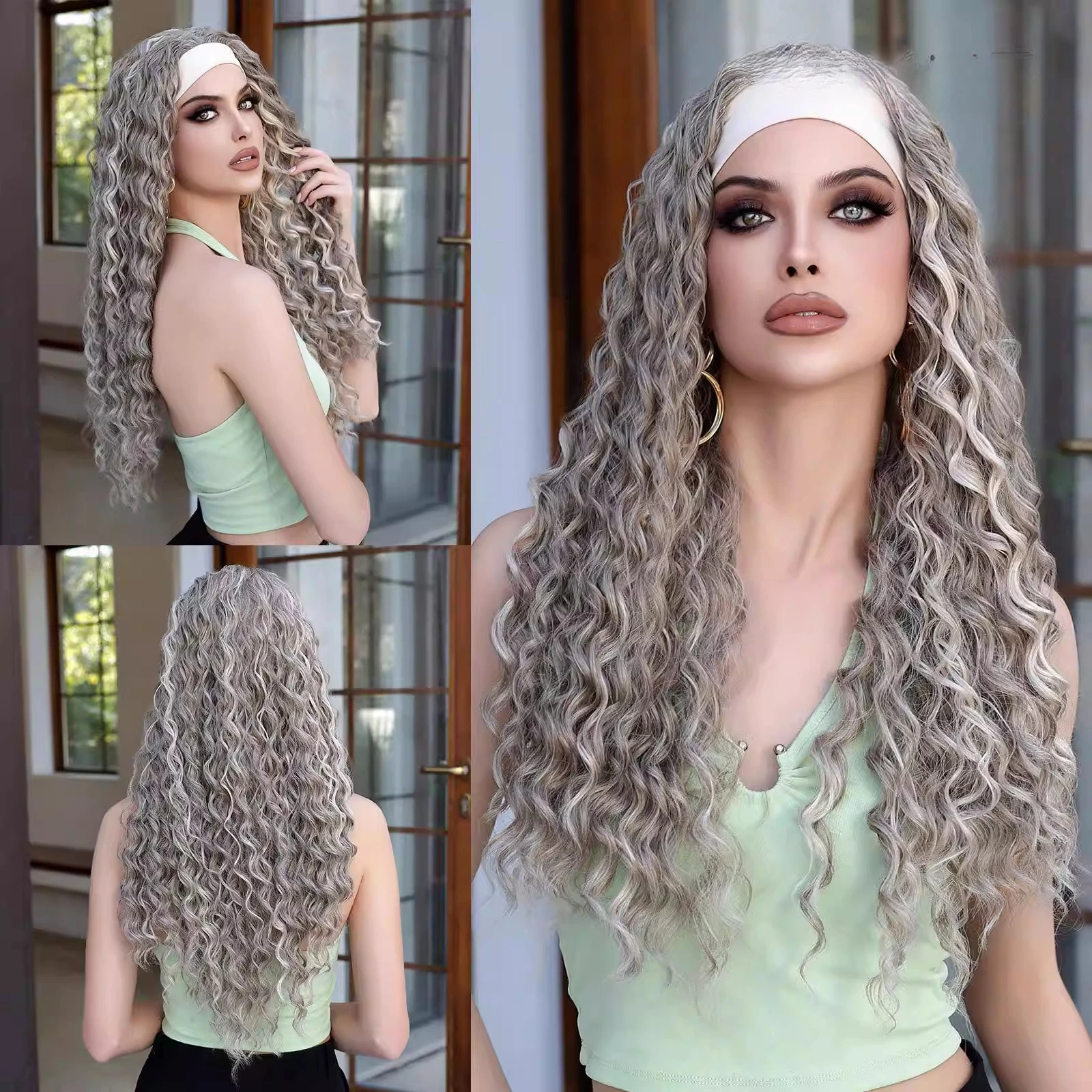 Парик-повязка на голову из искусственных волос. Длинные прямые волосы. Подходит для женщин с гладкой текстурой волос. Парик с дизайном в виде повязки на голову.
Парик-повязка на голову из искусственных волос. Длинные прямые волосы. Подходит для женщин с гладкой текстурой волос. Парик с дизайном в виде повязки на голову.