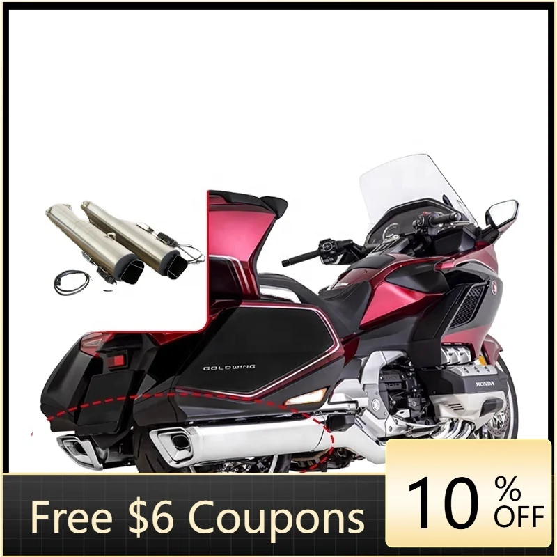 STLF 18-Later Gold Wing Motorcycle Performance Slip-On System Adjustable Electronic Valve Exhaust Pipe Steel Sport Fit GL1800
STLF 18-Later Gold Wing Motorcycle Performance Slip-On System Adjustable Electronic Valve Exhaust Pipe Steel Sport Fit GL1800