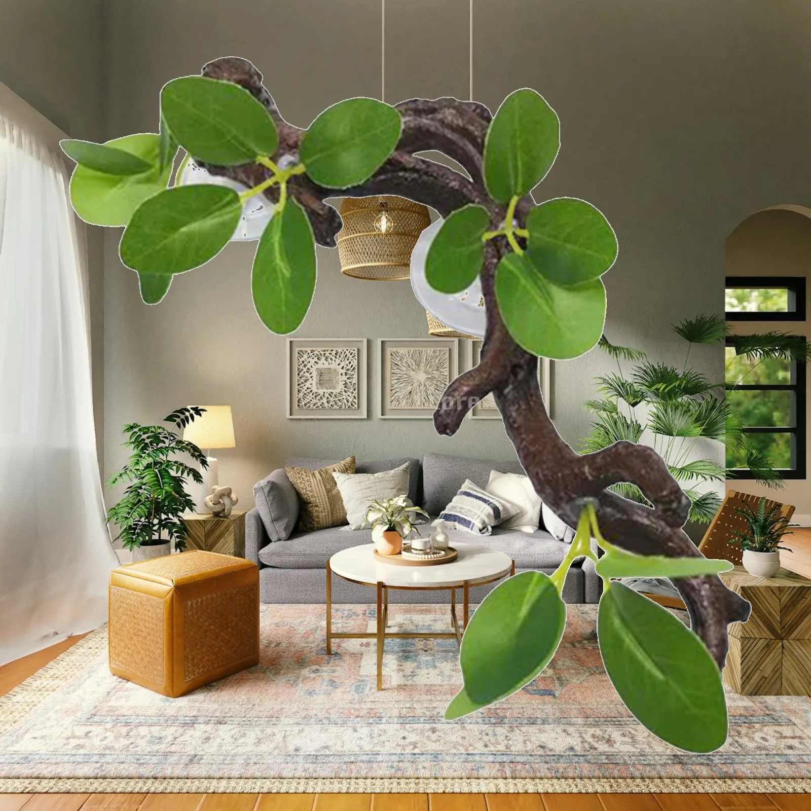 Reptiles Plants Climb Tree Branch Decor Lizard Chameleon Habitat Decor Decorative Decoration Artificial Gecko Plant Ornament
Reptiles Plants Climb Tree Branch Decor Lizard Chameleon Habitat Decor Decorative Decoration Artificial Gecko Plant Ornament