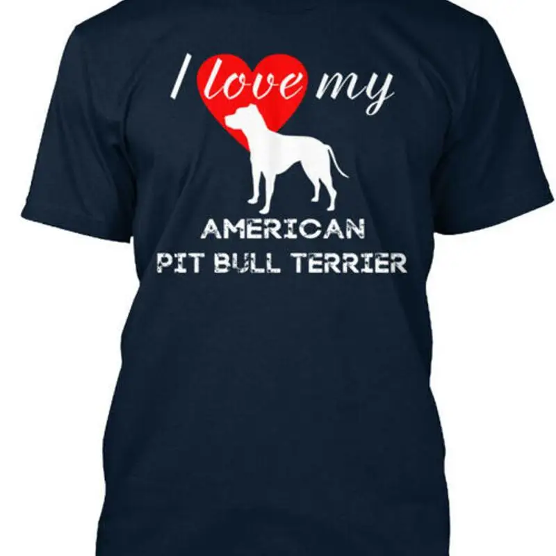 Футболка American Pitbull I Love My Pit Bull Terrier, сделанная в США, размеры от S до 5XL 
Футболка American Pitbull I Love My Pit Bull Terrier, сделанная в США, размеры от S до 5XL