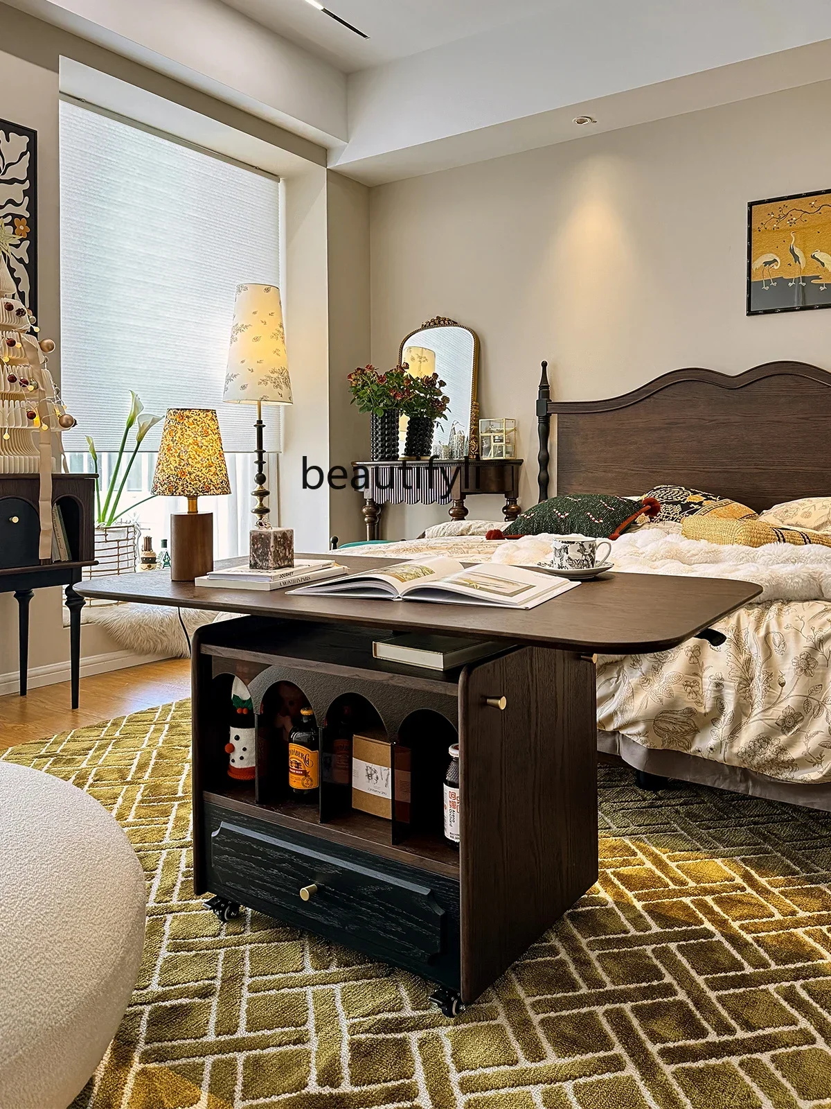 Solid Wood Multi-Functional Adjustable Lifting Table American Simple Mobile Side Table Sofa Side Table Storage Living Room
Solid Wood Multi-Functional Adjustable Lifting Table American Simple Mobile Side Table Sofa Side Table Storage Living Room