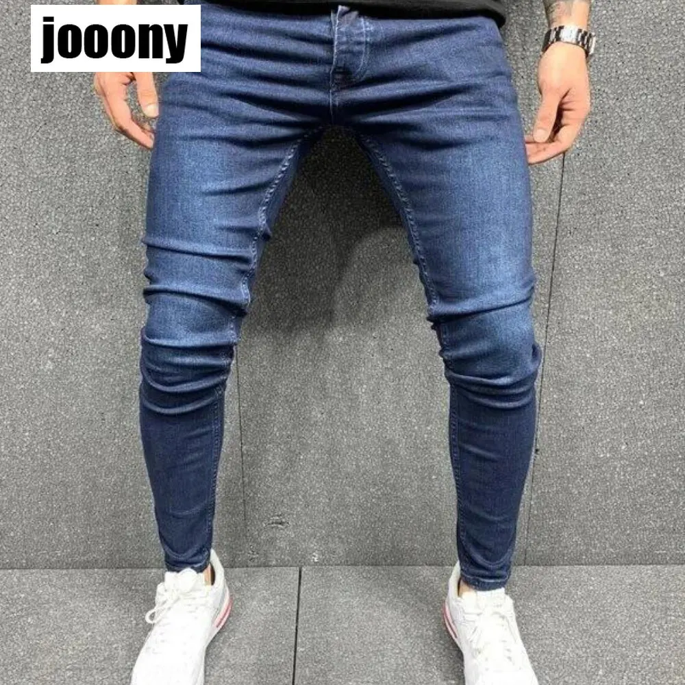 Spring Autumn Mens Casual Slim fit pencil denim Pants Fashion Street Style Ripped Skinny Jeans Men Vintage wash Solid Denim
Spring Autumn Mens Casual Slim fit pencil denim Pants Fashion Street Style Ripped Skinny Jeans Men Vintage wash Solid Denim