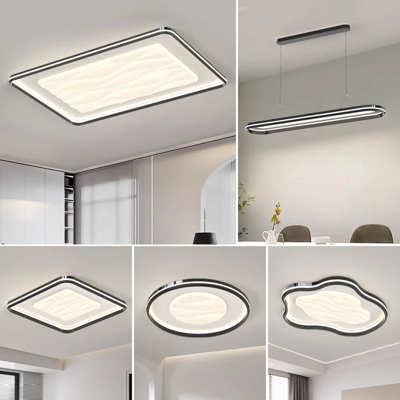 Full spectrum living room eye protection lamp new modern simple atmosphere bedroom dining room ceiling light whole house package
Full spectrum living room eye protection lamp new modern simple atmosphere bedroom dining room ceiling light whole house package
