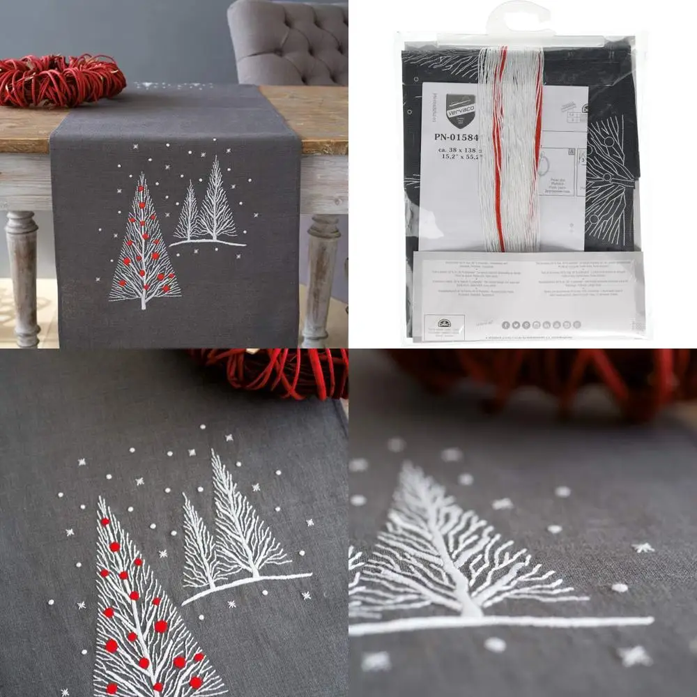 16 x 40 Christmas Tree Printed Table Runner Kit
16 x 40 Christmas Tree Printed Table Runner Kit