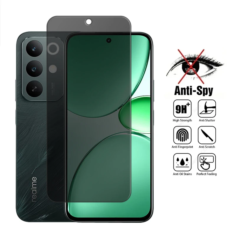 For Realme C85 Glass For Realme C85 Pro Tempered Glass Anti-spy Privacy 9H Full Glue Screen Protector For Realme C85
For Realme C85 Glass For Realme C85 Pro Tempered Glass Anti-spy Privacy 9H Full Glue Screen Protector For Realme C85