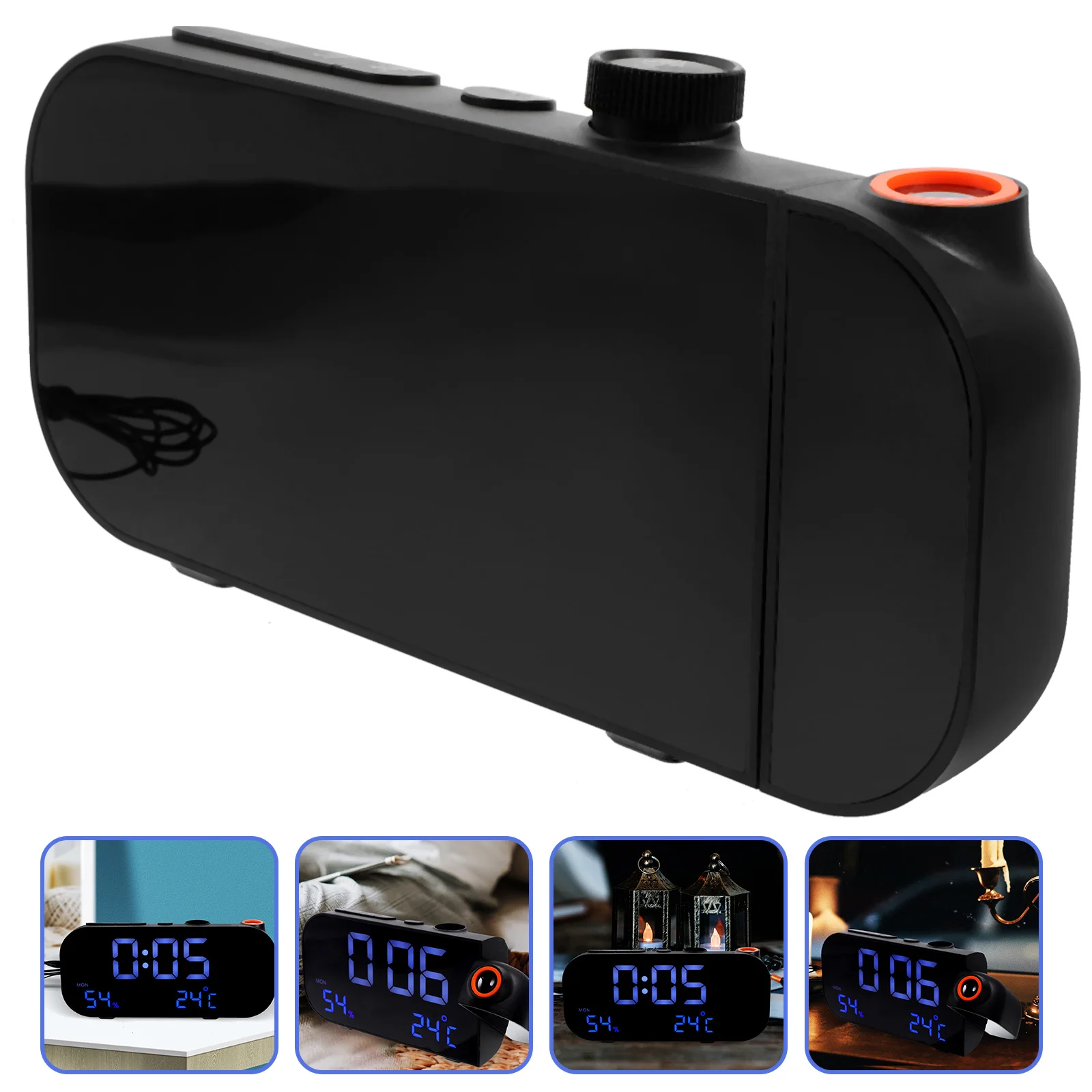 Projection Alarm Clock LED Electronic Screen Radio Creative USB Powered Multi Function Bedroom Living Room Decor
Projection Alarm Clock LED Electronic Screen Radio Creative USB Powered Multi Function Bedroom Living Room Decor