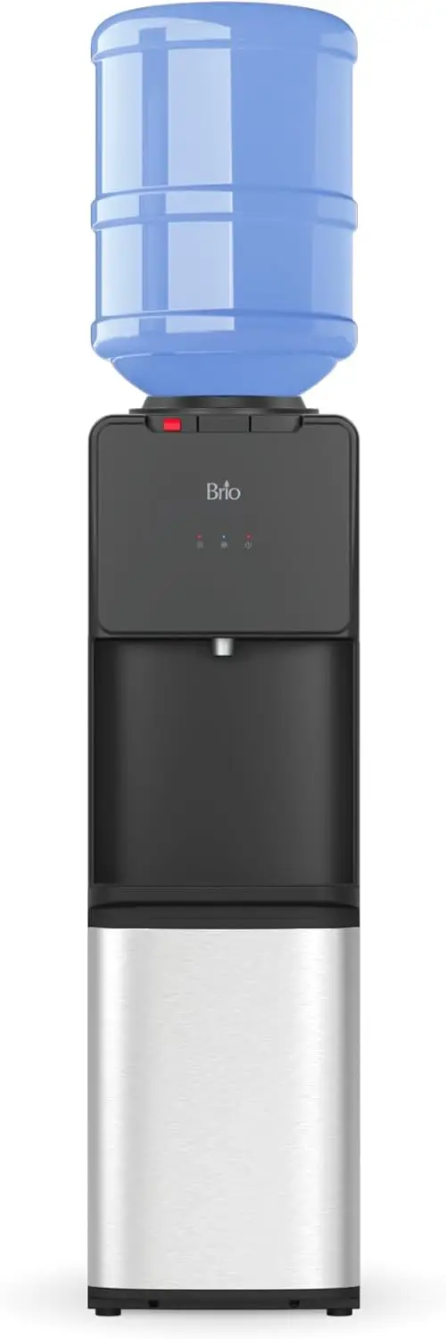 Top-Load Water Cooler Dispenser for 3-5 Gallon Bottles, Hot & Cold with Spill-Free Loading and Child Safety Lock, Black
Top-Load Water Cooler Dispenser for 3-5 Gallon Bottles, Hot & Cold with Spill-Free Loading and Child Safety Lock, Black