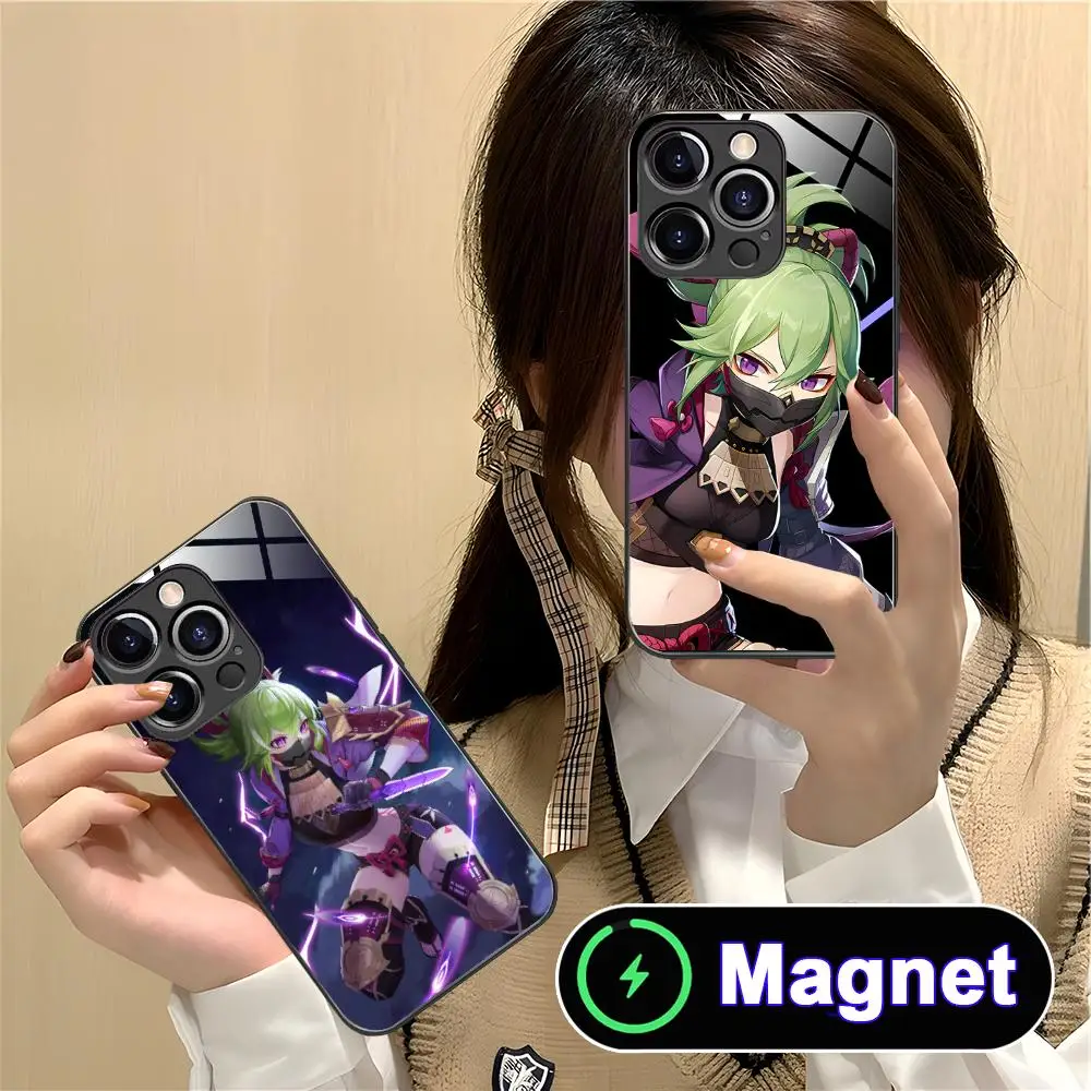 Game GI Kuki Shinobu Phone Case for iPhone 17 16 15 14 13 12 11 Air Pro Max Plus Mini Glass Magnet Cover
Game GI Kuki Shinobu Phone Case for iPhone 17 16 15 14 13 12 11 Air Pro Max Plus Mini Glass Magnet Cover