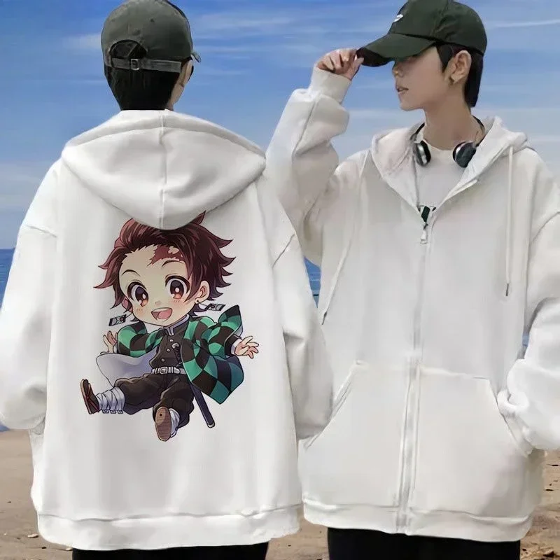 Demon Slayer Trend Explosion Tanjiro Kamado White Hoodie Men Anime Back Print Cotton Casual Autumn Winter Streetwear Fashion
Demon Slayer Trend Explosion Tanjiro Kamado White Hoodie Men Anime Back Print Cotton Casual Autumn Winter Streetwear Fashion