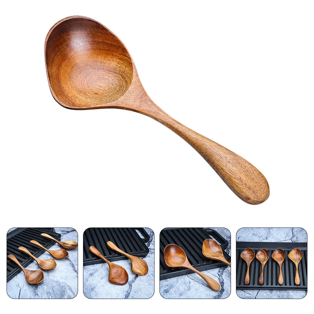 1pcs Wooden Soup Spoon Natural Drizzle Sauce Ladle For Hot Pot Cooking Kitchen Tableware Food Serving Tool Smooth Handle
1pcs Wooden Soup Spoon Natural Drizzle Sauce Ladle For Hot Pot Cooking Kitchen Tableware Food Serving Tool Smooth Handle