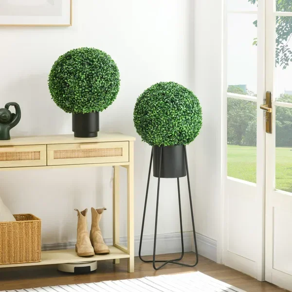 Artificial Ball Boxwood Topiary Trees Balls, Indoor Outdoor Fake Plants for Home, Office & Living Roo
Artificial Ball Boxwood Topiary Trees Balls, Indoor Outdoor Fake Plants for Home, Office & Living Roo