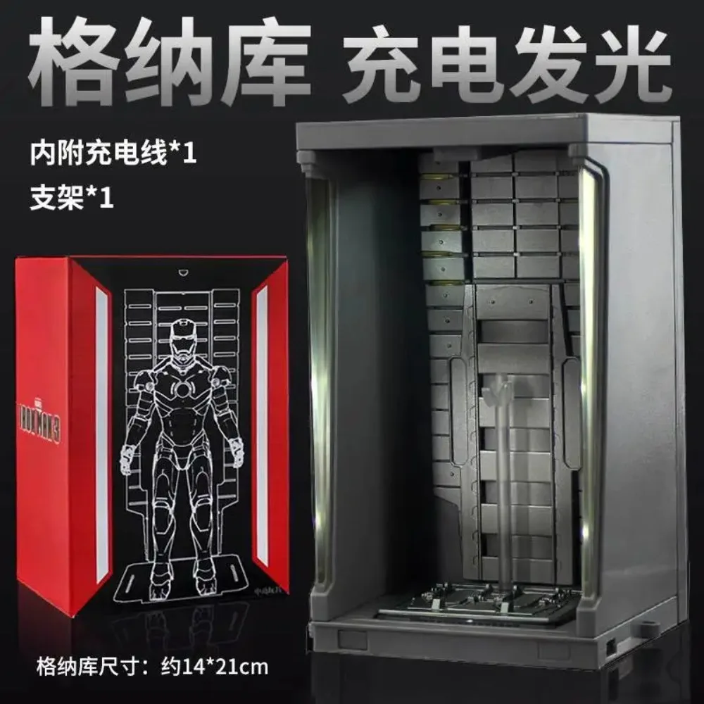Toys Iron Man Armoury Apply To Mk38 Mk40 Mk42 Mk43 1/12 Led Marvel Action Cool Figures Models
Toys Iron Man Armoury Apply To Mk38 Mk40 Mk42 Mk43 1/12 Led Marvel Action Cool Figures Models