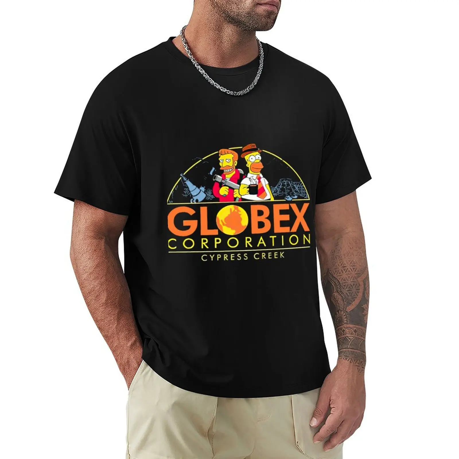 GLOBEX Corporation Cypress Creek Essential T-shirt hippie clothes graphics animal prinfor boys mens plain t shirts
GLOBEX Corporation Cypress Creek Essential T-shirt hippie clothes graphics animal prinfor boys mens plain t shirts