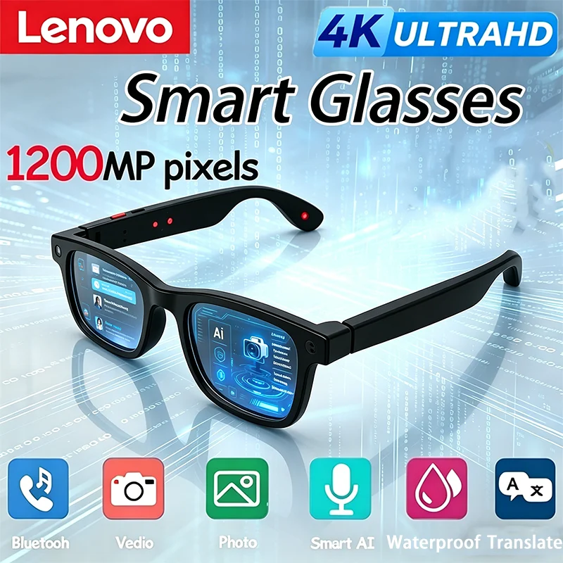 Новые умные AI-очки Lenovo 2026 с камерой 800 МП, фото- и видеосъемкой, голосовыми вызовами, переводом, водонепроницаемые, Bluetooth, для мотоциклистов
Новые умные AI-очки Lenovo 2026 с камерой 800 МП, фото- и видеосъемкой, голосовыми вызовами, переводом, водонепроницаемые, Bluetooth, для мотоциклистов