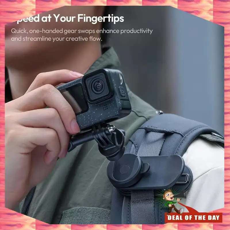 24-Hour Delivery Ulanzi CK02 Quick-Release Backpack Clip For Outdoor Travel Photography Action Cameras Adapter With 1/4" Thread
24-Hour Delivery Ulanzi CK02 Quick-Release Backpack Clip For Outdoor Travel Photography Action Cameras Adapter With 1/4" Thread