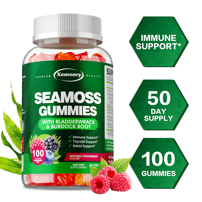 SEA MOSS Gummies - Immune Support, Skin and Joint Health, Gut Cleansing and Thyroid Function
SEA MOSS Gummies - Immune Support, Skin and Joint Health, Gut Cleansing and Thyroid Function