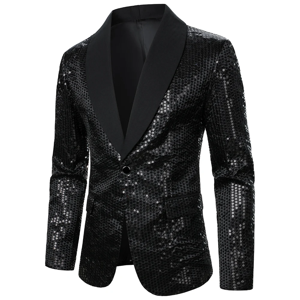 Men's Suit Jacket Little Round Sequins Sparkling Men's Fancy Coat Wedding Dinner Party Festival Celebration Gift Men's Blazer
Men's Suit Jacket Little Round Sequins Sparkling Men's Fancy Coat Wedding Dinner Party Festival Celebration Gift Men's Blazer