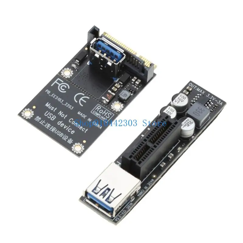 652F MINI PCI-E to PCI-E Extension Port Adapter Expansion Card PCIE Connector Extender for w/Gold Plated Contacts Easy to
652F MINI PCI-E to PCI-E Extension Port Adapter Expansion Card PCIE Connector Extender for w/Gold Plated Contacts Easy to