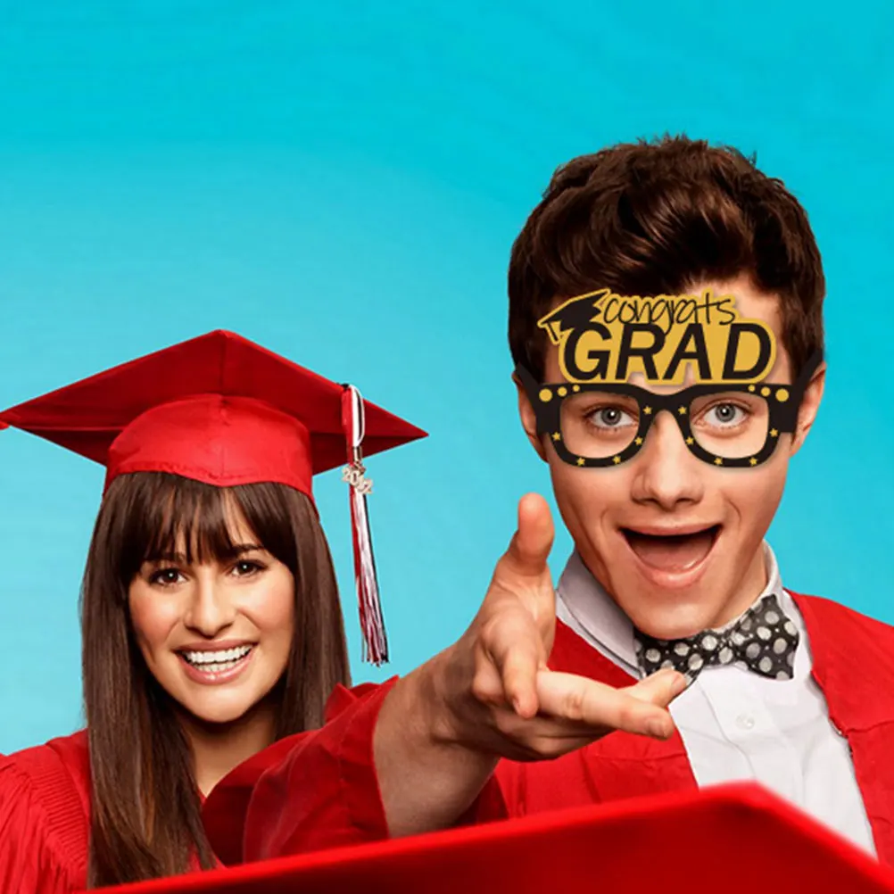 8 Pcs Graduation Glasses Decor Set Lightweight Portable Funny Photo Props 2024 Eyewear Glasses Frames
8 Pcs Graduation Glasses Decor Set Lightweight Portable Funny Photo Props 2024 Eyewear Glasses Frames