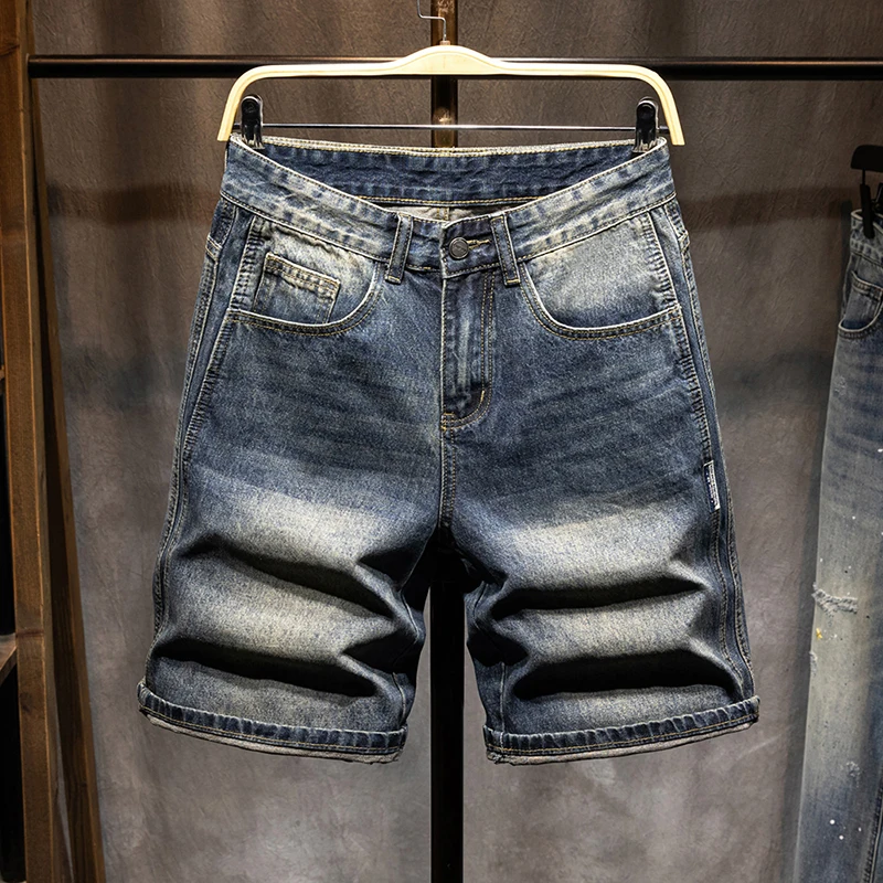 Men's Baggy Denim Bermuda Shorts Loose Straight Leg Knee Length Vintage Washed Casual Streetwear Breathable Summer Daily Shorts
Men's Baggy Denim Bermuda Shorts Loose Straight Leg Knee Length Vintage Washed Casual Streetwear Breathable Summer Daily Shorts