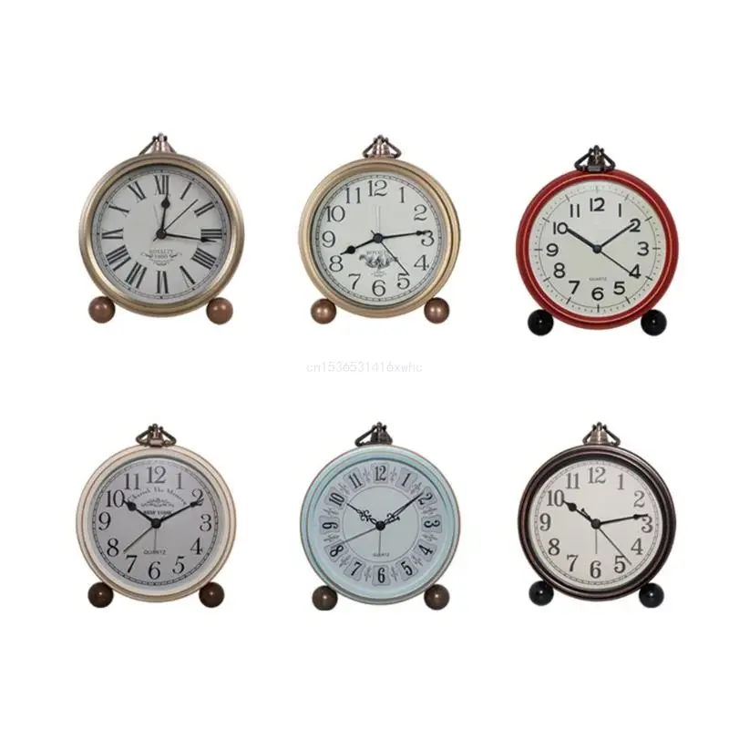 Dropship Vintage Table Clock Desk Alarm Clock Vintage Quiet Desk Clock Noisefree Easily to Read
Dropship Vintage Table Clock Desk Alarm Clock Vintage Quiet Desk Clock Noisefree Easily to Read