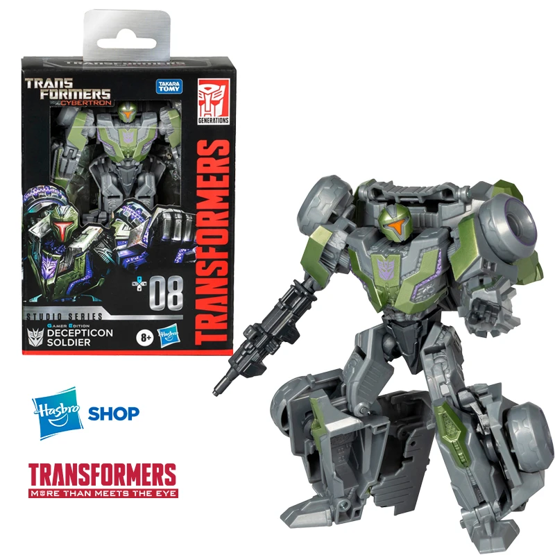 Трансформеры Hasbro Трансформеры серии Deluxe: War for Cybertron 08 Decepticon Soldier, экшн-фигурка модели дюйма
Трансформеры Hasbro Трансформеры серии Deluxe: War for Cybertron 08 Decepticon Soldier, экшн-фигурка модели дюйма