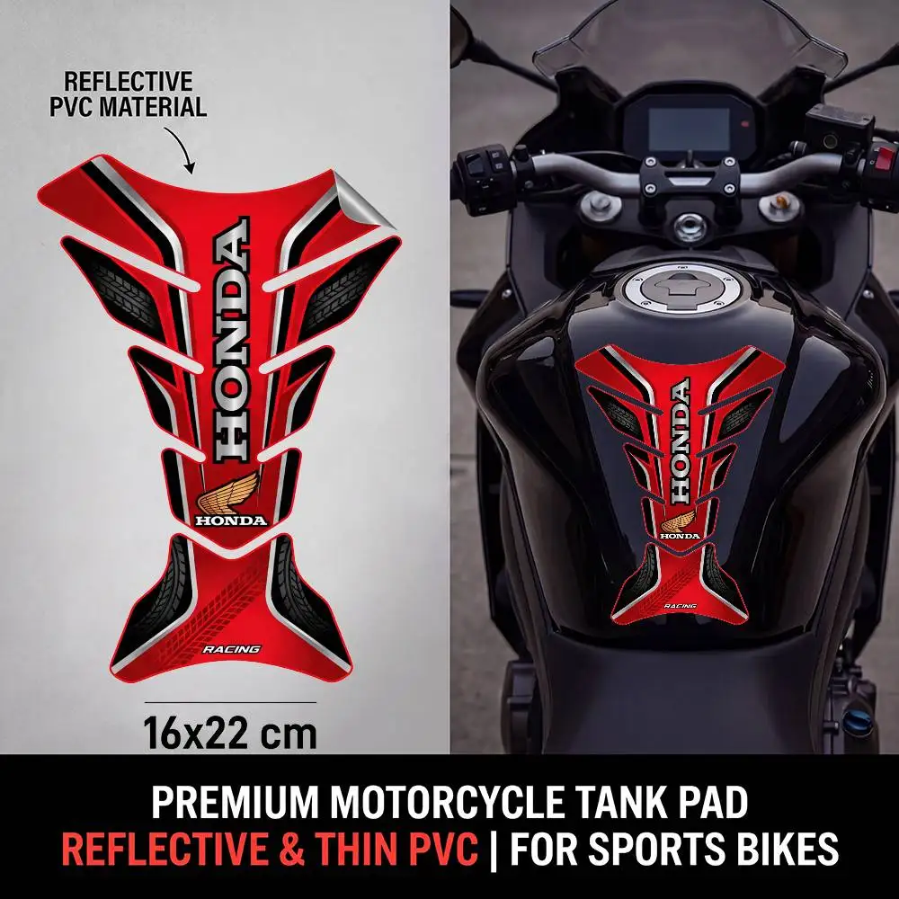 FOR HONDA RACING Motorcycle PVC Tank Pad Tank Cap Protector Racing Sticker Universal
FOR HONDA RACING Motorcycle PVC Tank Pad Tank Cap Protector Racing Sticker Universal