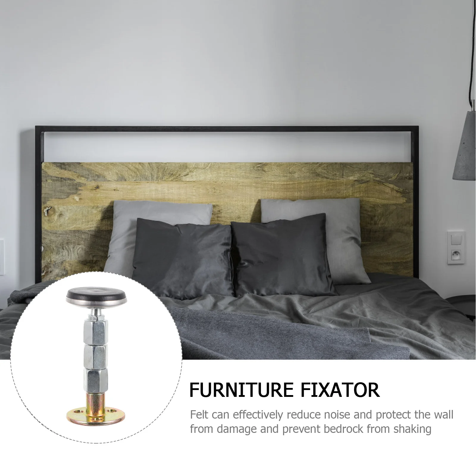 4Pcs Bed Frame Fixers Adjustable Anti-Shake Bedside Fixators Furniture Stabilizers Cabinet Support Tools Wall Protector Noise
4Pcs Bed Frame Fixers Adjustable Anti-Shake Bedside Fixators Furniture Stabilizers Cabinet Support Tools Wall Protector Noise