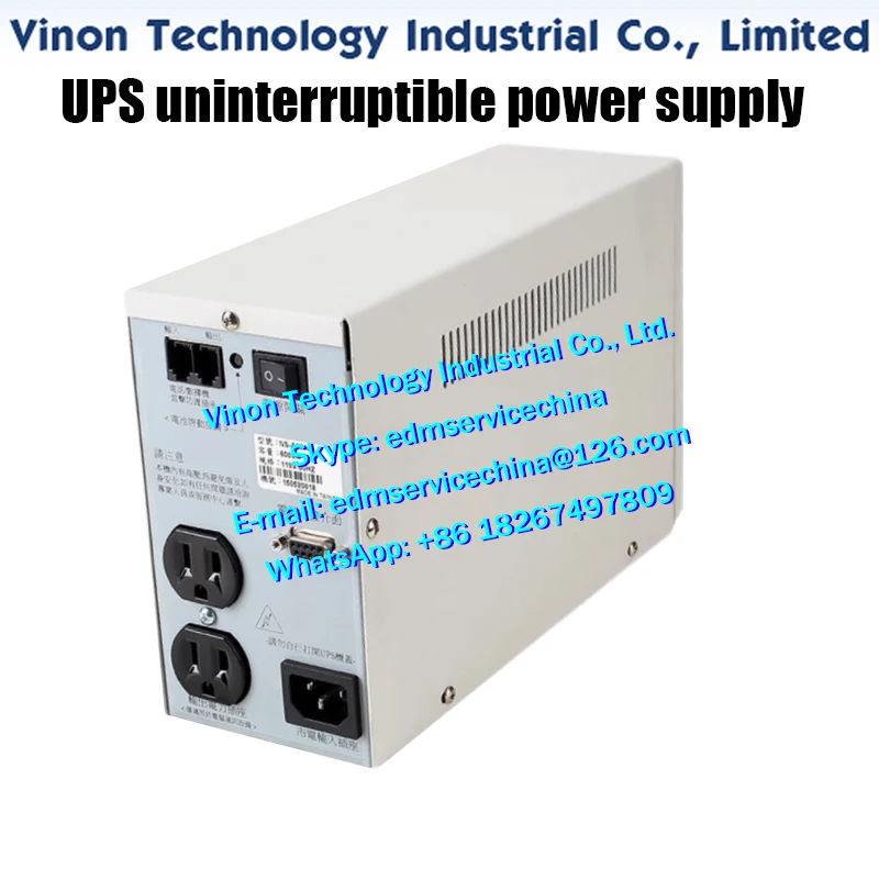 UPS Uninterruptible Power Supply System NS-A601L 110V 600VA (Can select 110V / 220V)
UPS Uninterruptible Power Supply System NS-A601L 110V 600VA (Can select 110V / 220V)