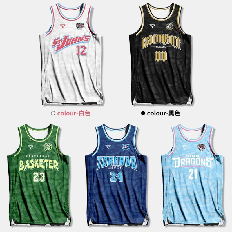Custom Set Boys, Village College Students, Competition Training Uniform, American Style Basketball J
Custom Set Boys, Village College Students, Competition Training Uniform, American Style Basketball J