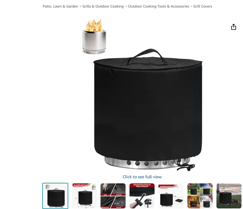 15-inch Round Fire Stove Cover Waterproof 600D Oxford Cloth Smokeless Barbecue Stove Cover With Drawstring Reinforced Handle
15-inch Round Fire Stove Cover Waterproof 600D Oxford Cloth Smokeless Barbecue Stove Cover With Drawstring Reinforced Handle