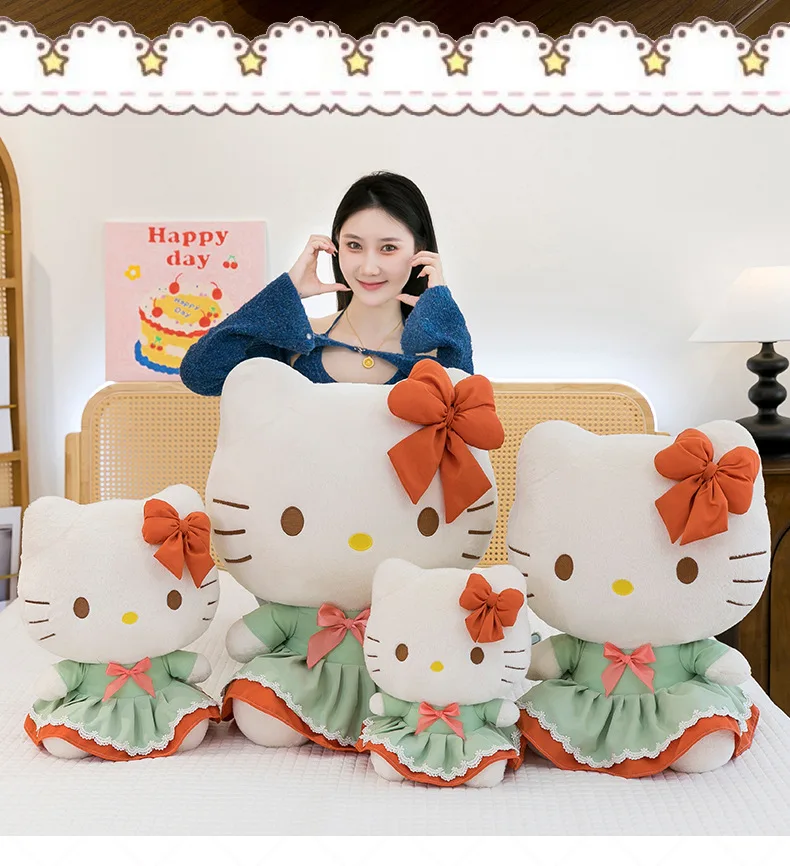 Hello Kitty новая большая плюшевая юбка с героями мультфильмов, серия подушек, украшение для домашнего дивана, кукла, подарок на праздник для детей и девочек
Hello Kitty новая большая плюшевая юбка с героями мультфильмов, серия подушек, украшение для домашнего дивана, кукла, подарок на праздник для детей и девочек