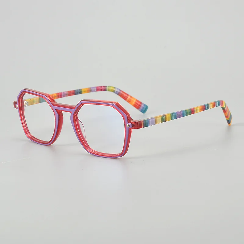 2025 Fashion Designer Brand Polygon Frame Women's High Quality Acetate Handmade Optical Reading Men's Prescription Glasses
2025 Fashion Designer Brand Polygon Frame Women's High Quality Acetate Handmade Optical Reading Men's Prescription Glasses