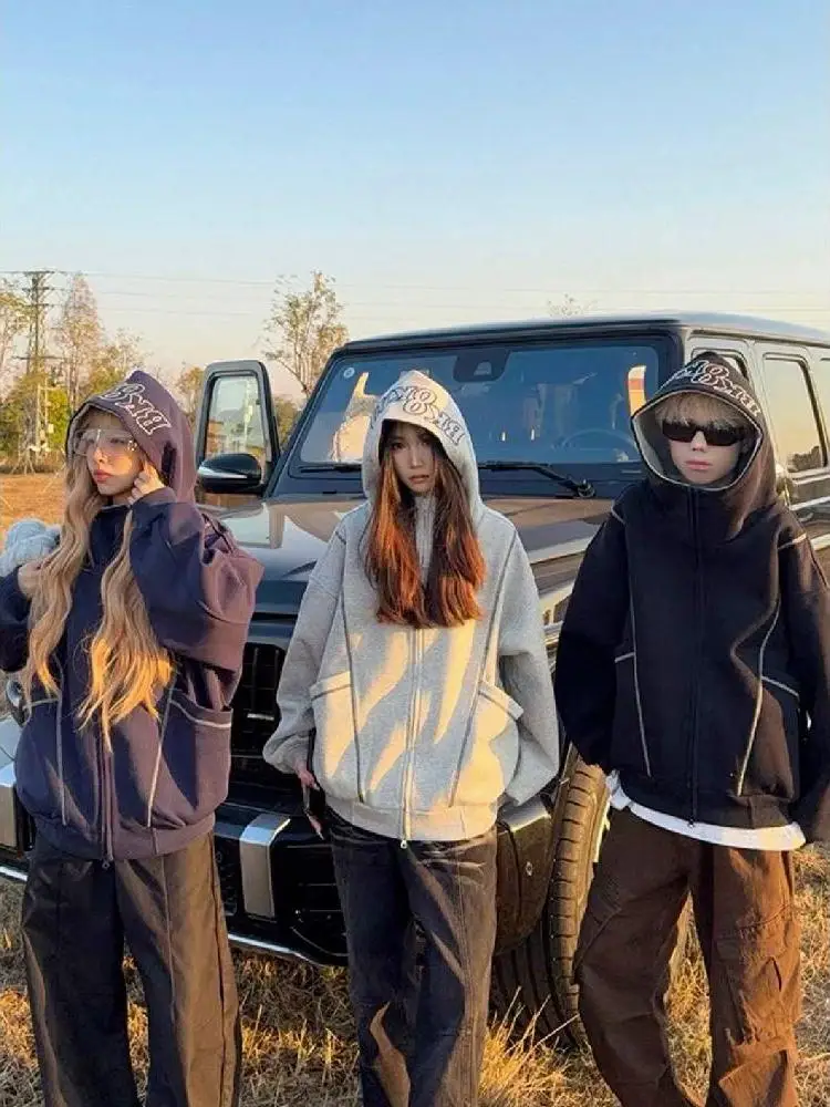 Модная американская мужская толстовка-кардиган на молнии, 400 г, с вышивкой, свободного кроя, с длинными рукавами, повседневная, из полиэстера
Модная американская мужская толстовка-кардиган на молнии, 400 г, с вышивкой, свободного кроя, с длинными рукавами, повседневная, из полиэстера