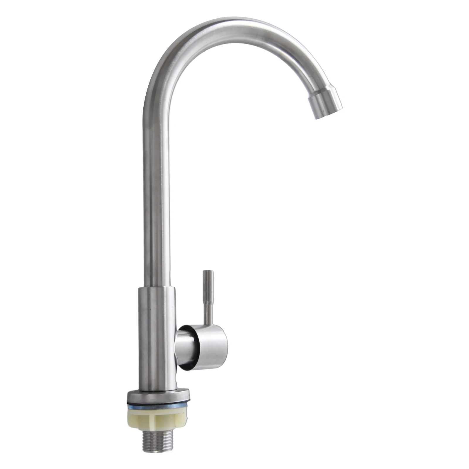 Kitchen Faucet Stainless Steel -=-Water Tap Single Cold Rotation Deck Mounted =-Single Lever Bathroom Kitchen Sink Faucet
Kitchen Faucet Stainless Steel -=-Water Tap Single Cold Rotation Deck Mounted =-Single Lever Bathroom Kitchen Sink Faucet