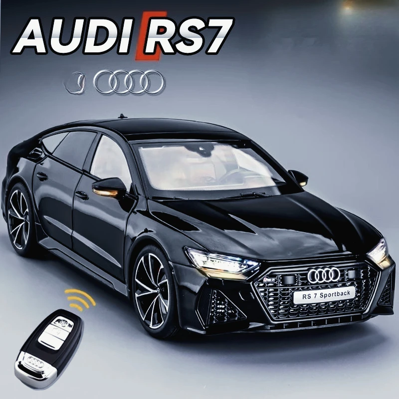 1/18 украшение модели автомобиля из сплава Audi RS7, версия освещения, модель спортивного автомобиля, подарок для мальчиков, игрушечный автомобиль с дистанционным управлением
1/18 украшение модели автомобиля из сплава Audi RS7, версия освещения, модель спортивного автомобиля, подарок для мальчиков, игрушечный автомобиль с дистанционным управлением