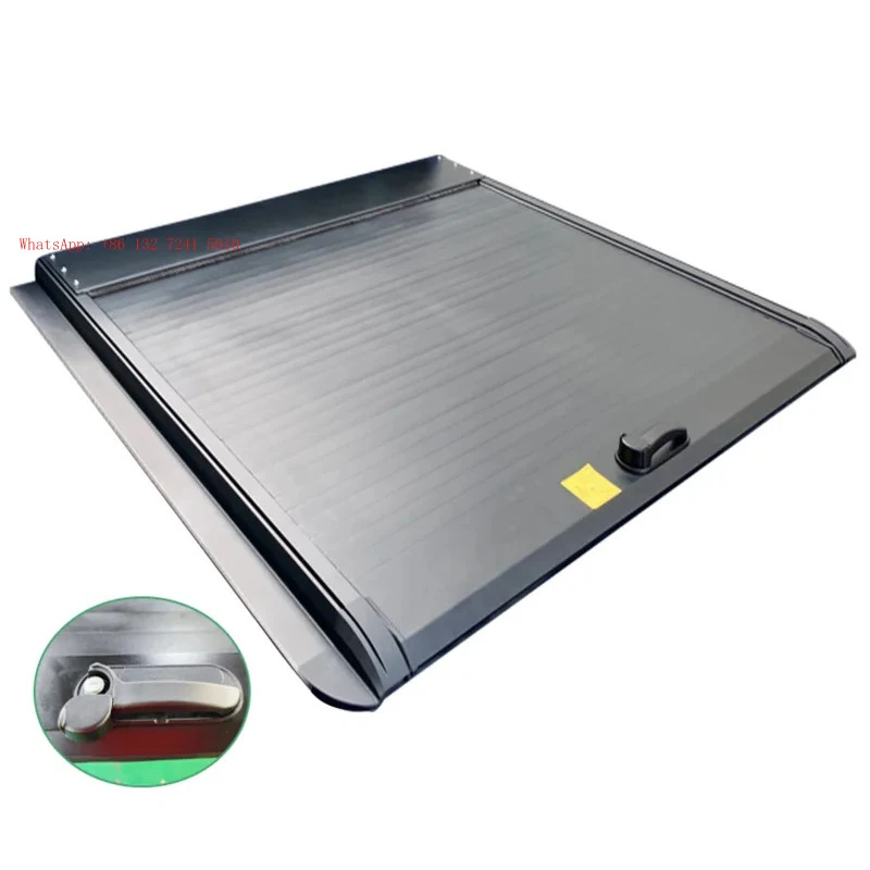 Retractable Roll-Up Manual Waterproof Tail Box Cover (Aluminum Alloy), Suitable for Ranger Pickups, Hard Cargo Box Cover, with
Retractable Roll-Up Manual Waterproof Tail Box Cover (Aluminum Alloy), Suitable for Ranger Pickups, Hard Cargo Box Cover, with