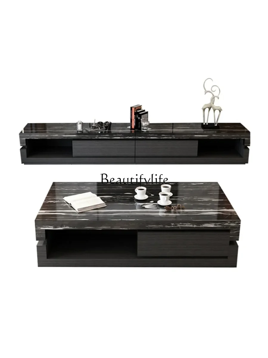 N Light luxury minimalist small apartment modern simple square coffee table living room household slate marble creative simple
N Light luxury minimalist small apartment modern simple square coffee table living room household slate marble creative simple