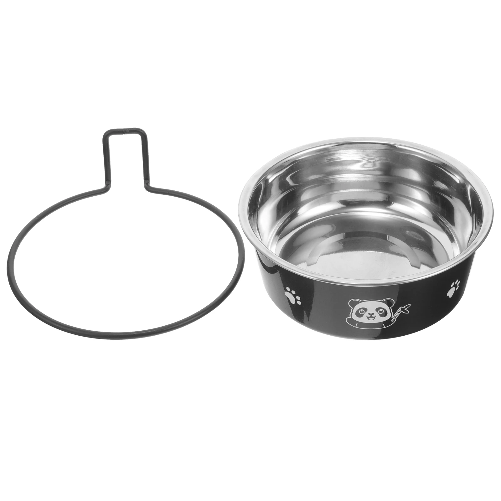 Stainless Steel Pet Bowl Panda Design Anti Overturn Cat Food Basin Dog Water Bowl 14cm Durable Easy Kitten Puppy Feeding
Stainless Steel Pet Bowl Panda Design Anti Overturn Cat Food Basin Dog Water Bowl 14cm Durable Easy Kitten Puppy Feeding