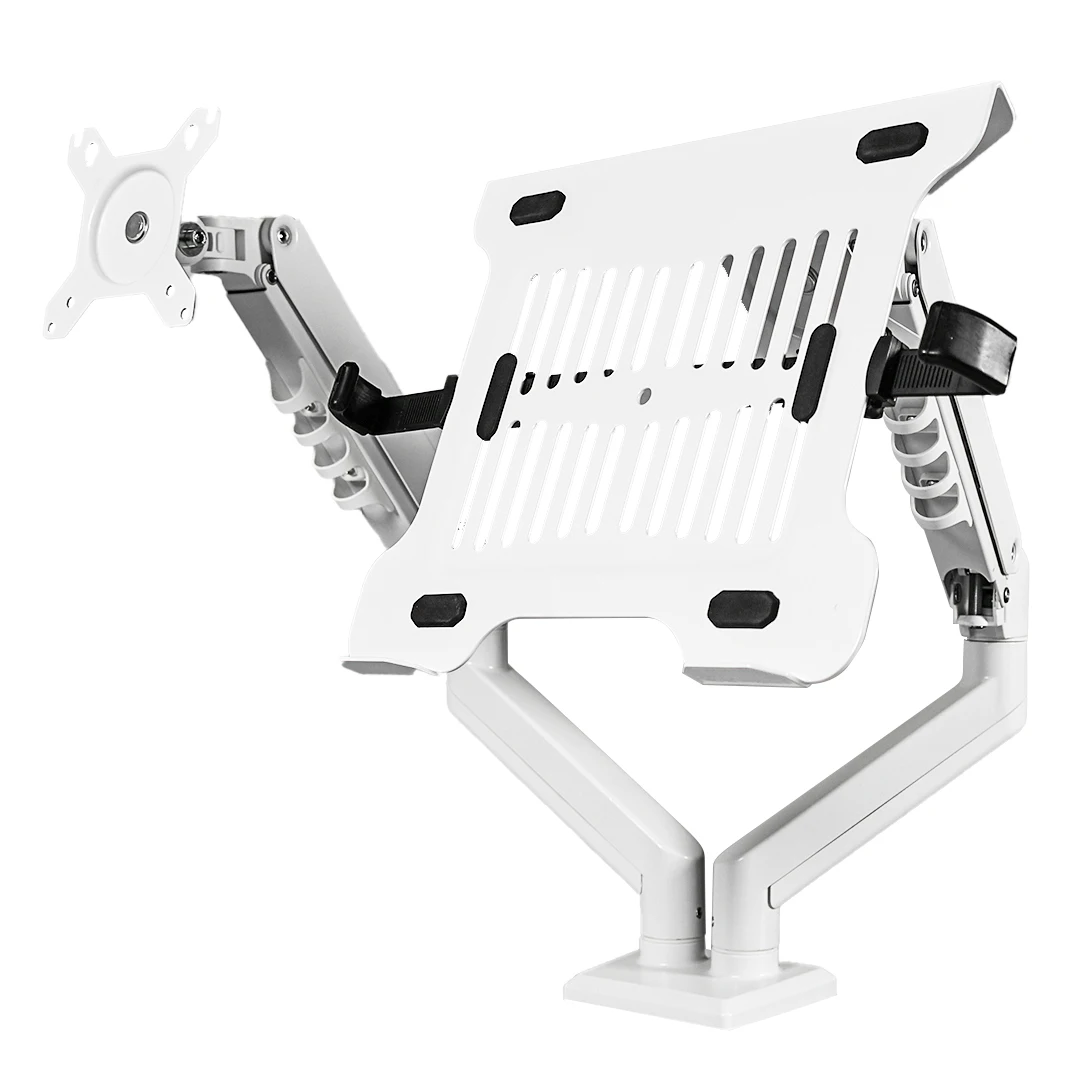 DA106-LH03-W Dual Screen Gas Spring Computer Monitor Desktop Stand Arm Mount For 15-32 Inch Computer And Laptop Screens Support
DA106-LH03-W Dual Screen Gas Spring Computer Monitor Desktop Stand Arm Mount For 15-32 Inch Computer And Laptop Screens Support