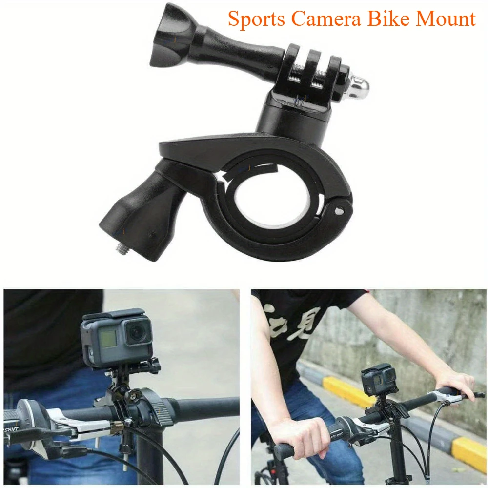 Sports Camera Bike Mount, compatible with GoPro Hero, DJI Osmo Action 5 Pro, AKASO/Campark and other cameras. Adjustable tension
Sports Camera Bike Mount, compatible with GoPro Hero, DJI Osmo Action 5 Pro, AKASO/Campark and other cameras. Adjustable tension
