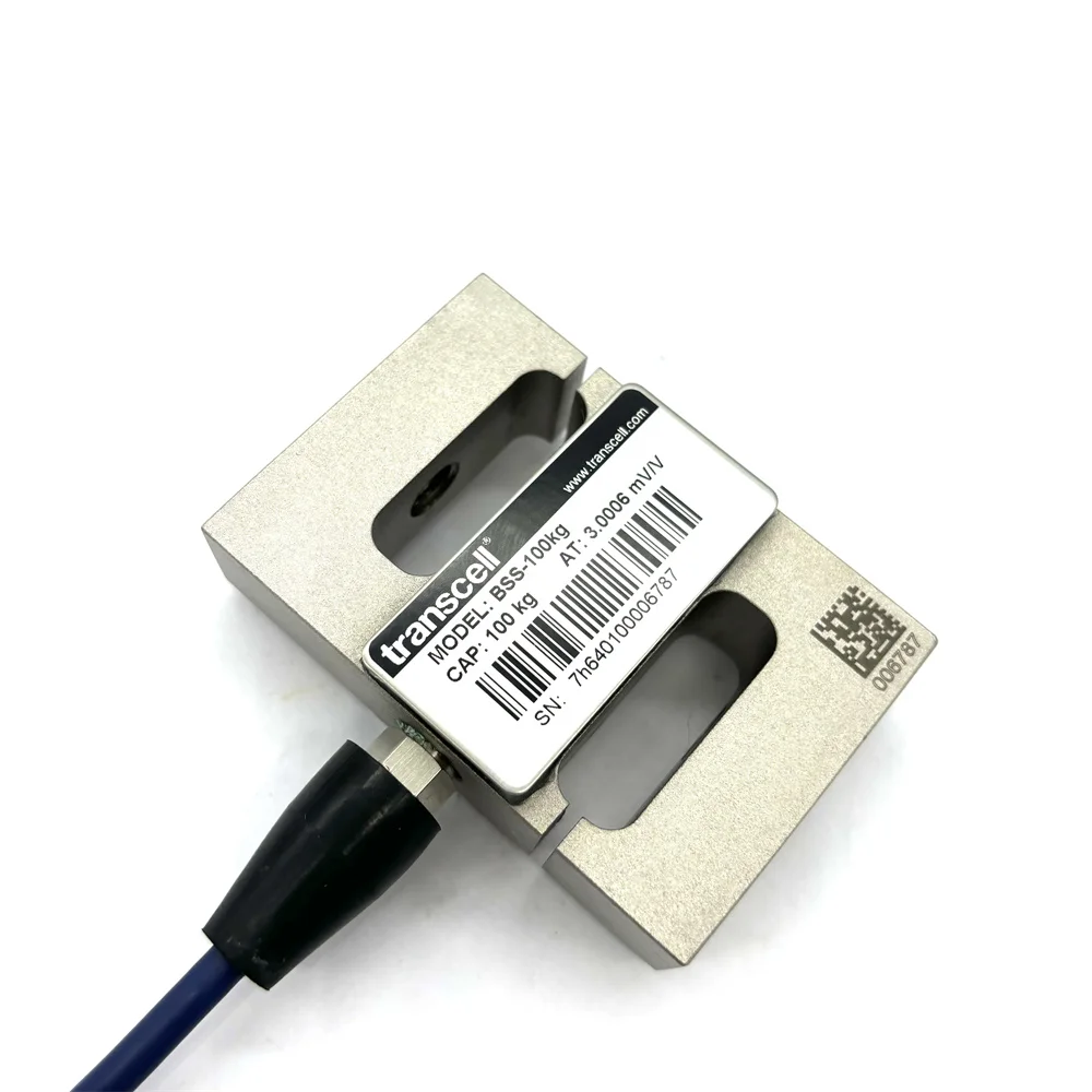 Original Transcell weighing sensor S-type Pull and pressure load cell BSS-100kg
Original Transcell weighing sensor S-type Pull and pressure load cell BSS-100kg