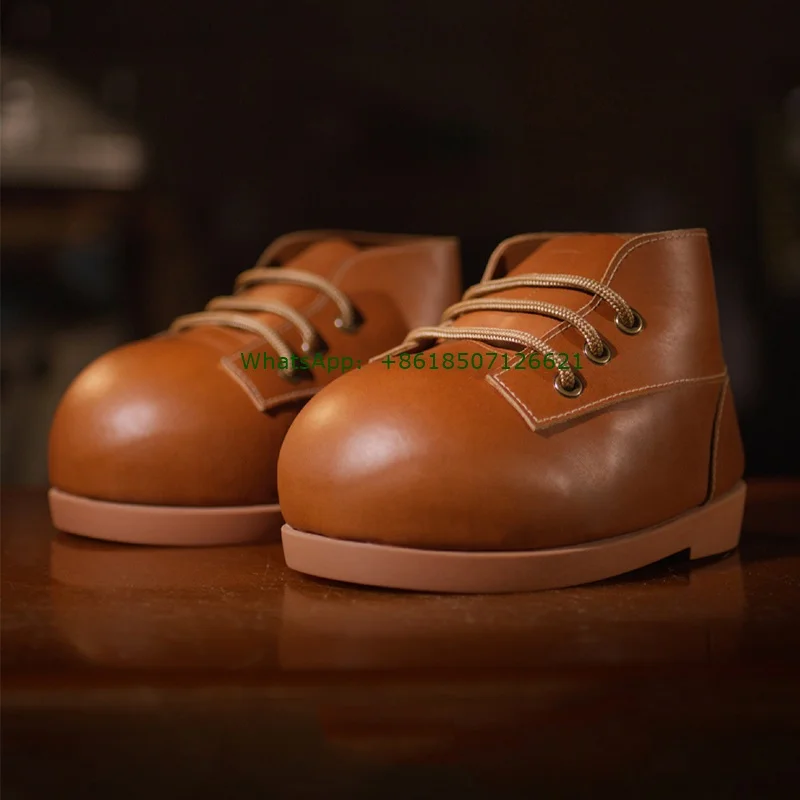Brown Round Toe Lace-Up Derby Shoes 2023 New Retro Cross Strap Cartoon Cute Leather Flat Shoes
Brown Round Toe Lace-Up Derby Shoes 2023 New Retro Cross Strap Cartoon Cute Leather Flat Shoes