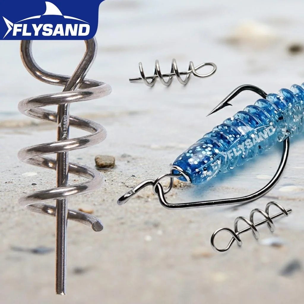 100PCS 14mm Fishing Soft Bait Spring Centering Pins High Carbon Steel Crank Hook Connector Tackle Box Essential Tools
100PCS 14mm Fishing Soft Bait Spring Centering Pins High Carbon Steel Crank Hook Connector Tackle Box Essential Tools