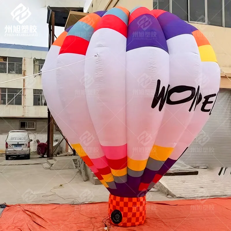 Custom Inflatable Hot Air Balloon with Blower Outdoor Mall Event Advertising Decorative Prop
Custom Inflatable Hot Air Balloon with Blower Outdoor Mall Event Advertising Decorative Prop