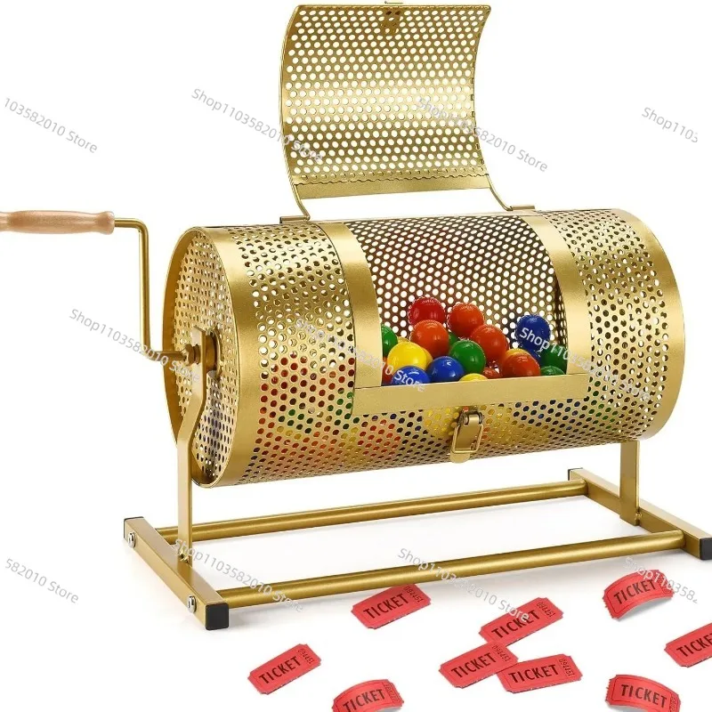 Metal lottery box, machine, manual box, promotional activities, lottery party entertainment props, lottery turnt
Metal lottery box, machine, manual box, promotional activities, lottery party entertainment props, lottery turnt