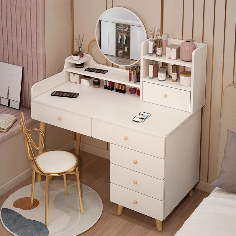 White Women Makeup Vanity Table Dresser Stand Bedroom Desk Makeup Table Storage Cabinet Coiffeuse De Chambre Home Furniture
White Women Makeup Vanity Table Dresser Stand Bedroom Desk Makeup Table Storage Cabinet Coiffeuse De Chambre Home Furniture