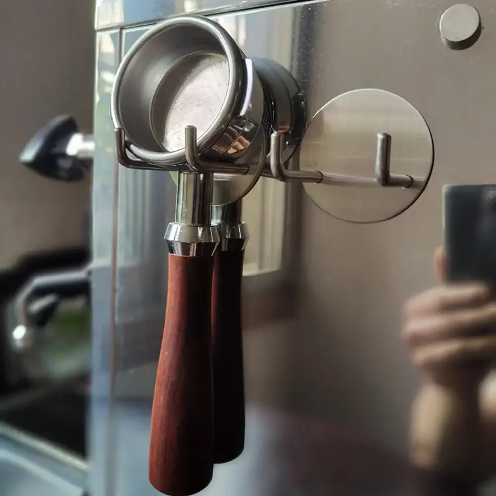 Coffee Handle Hanger Self-adhesive Coffee Bottomless Portafilter Wall Rack 51mm/53mm/54mm/58mm Coffee Bottom Filter Holder
Coffee Handle Hanger Self-adhesive Coffee Bottomless Portafilter Wall Rack 51mm/53mm/54mm/58mm Coffee Bottom Filter Holder