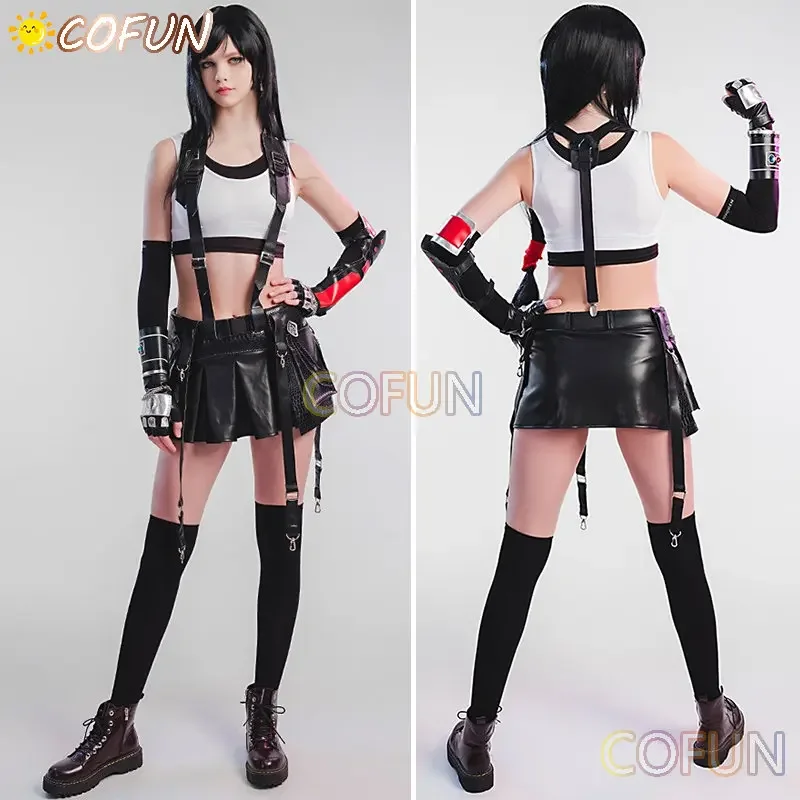 Game Final Fantasy VII Remake Tifa Lockhart Cosplay Costume Halloween Uniform Women Outfits Carnival Party Suits
Game Final Fantasy VII Remake Tifa Lockhart Cosplay Costume Halloween Uniform Women Outfits Carnival Party Suits